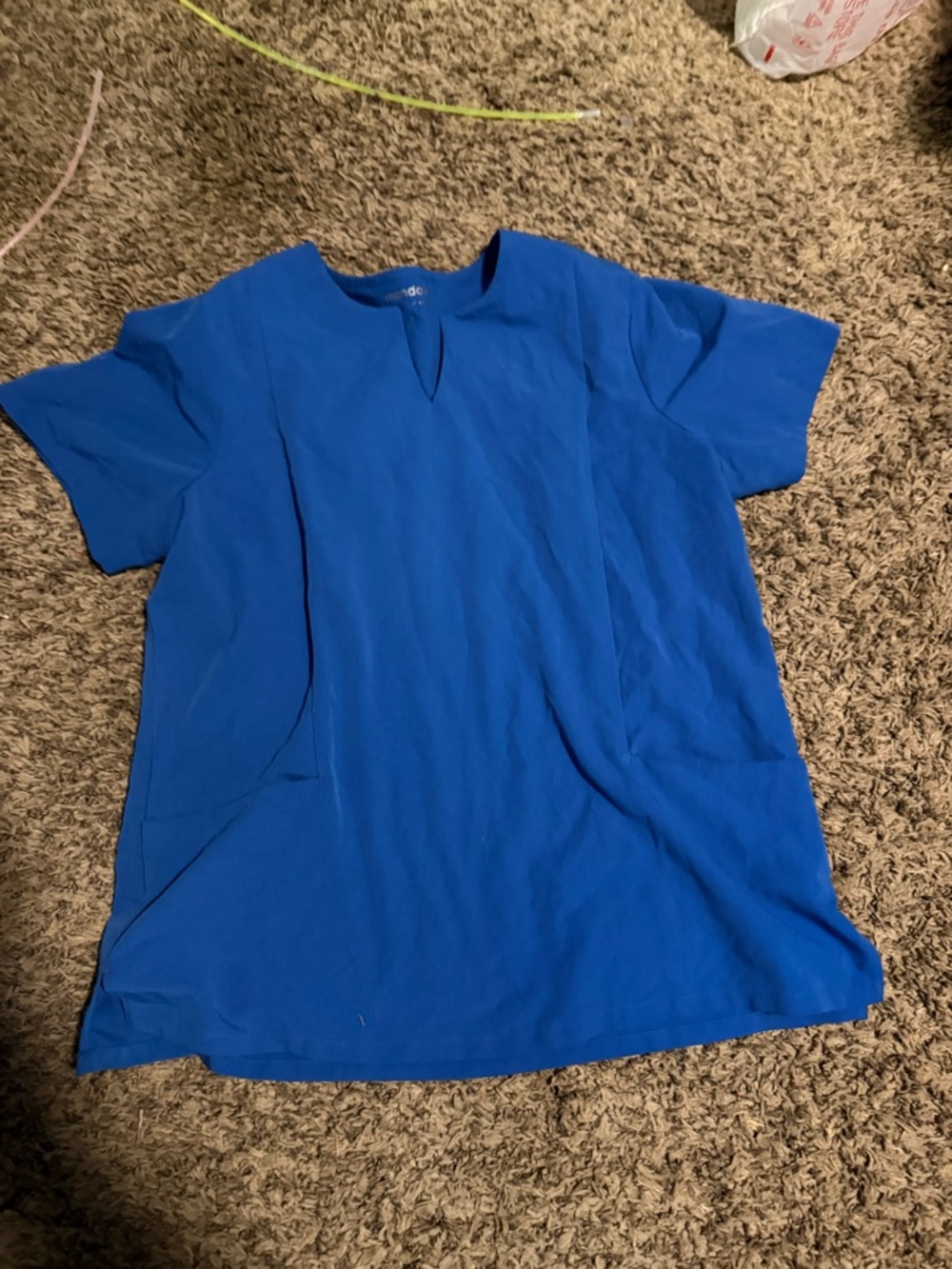 Men's Short-Sleeve Tunic Tee in Bright Blue